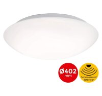 LED Deckenleuchte Elipso, Weiß, 20 Watt, 4000K, IP44, Ø 40 cm – Briloner