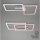 LED Deckenleuchte Frame, Chrom / Alu, 30 Watt, dimmbar, CCT einstellbar – Briloner