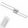 Briloner LED Deckenleuchte 40W Frame Fernbedienung CCT Dimmbar Deckenlampe Schwenkbar Chrom