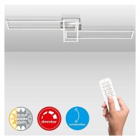Deckenleuchte Briloner Frame Deckenlampe Chrom Fernbedienung Lichtfarbe verstellbar dimmbar