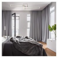 Deckenleuchte Briloner Frame Deckenlampe Chrom Fernbedienung Lichtfarbe verstellbar dimmbar