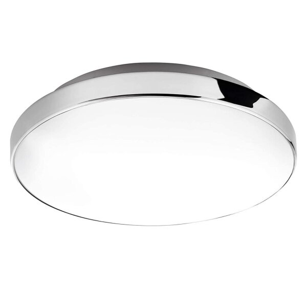 Briloner LED Badleuchte Deckenleuchte IP44 Weiß-Chrom 13W 1200 Lumen 4000K
