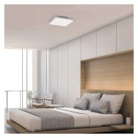 Briloner  Vesta LED Panel 12W Sternenhimmeleffekt Quadratisch Weiß