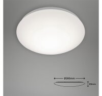 LED Deckenleuchte Elipso, Weiß, 12 Watt, 3000K, Ø 28 cm – Briloner