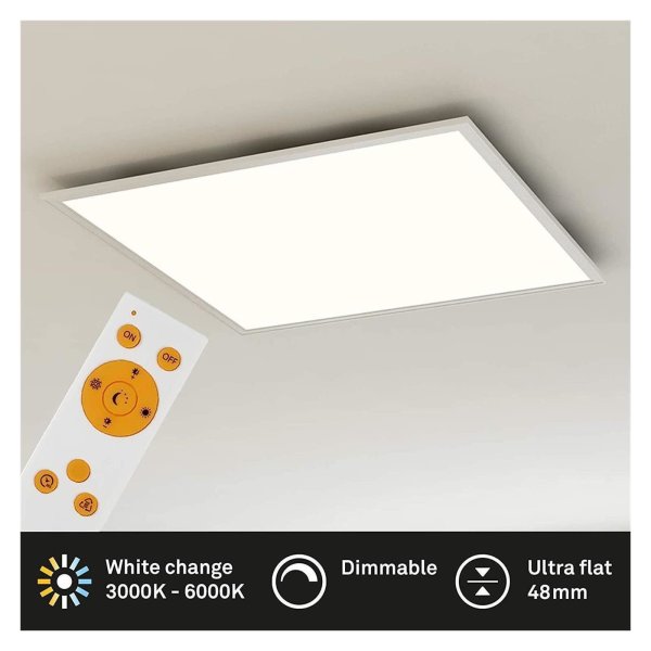 Briloner  Piatto LED Panel Quadrat Lichtfarbe einstellbar Fernbedienung