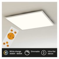 Briloner  Piatto LED Panel Quadrat Lichtfarbe einstellbar...