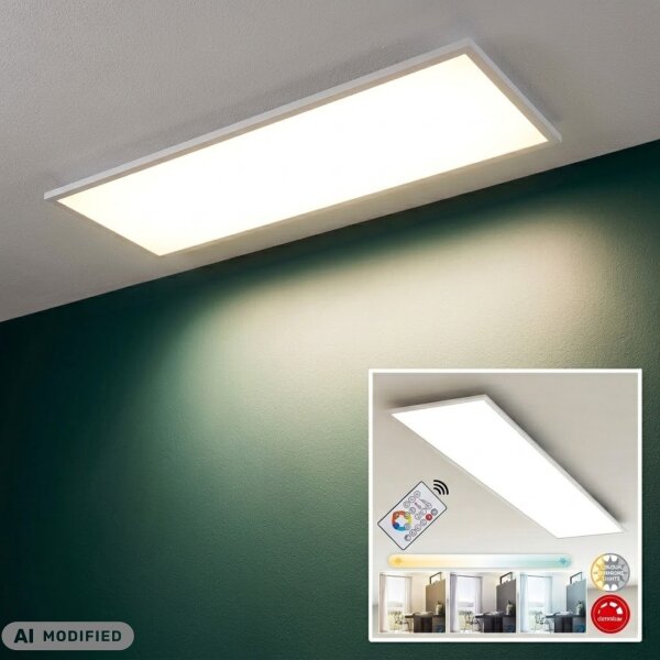 Briloner  LED Panel Piatto Fernbedienung Deckenlampe Lichtfarbe verstellbar